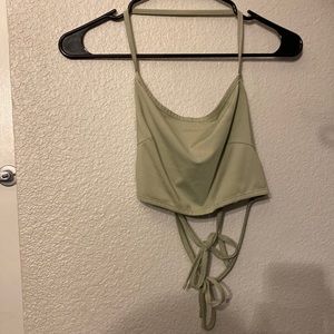 Green croptop